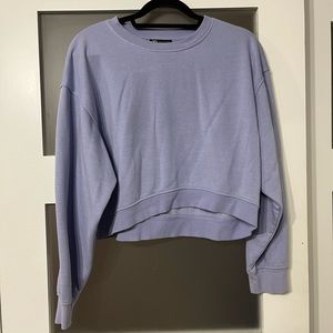 Zara crop crewneck